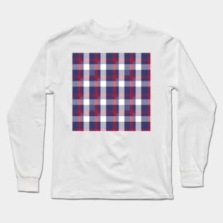 4 th of July Plaids , Tartans , Checks Long Sleeve T-Shirt